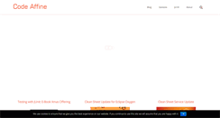 Desktop Screenshot of codeaffine.com
