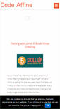 Mobile Screenshot of codeaffine.com