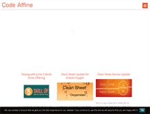 Tablet Screenshot of codeaffine.com